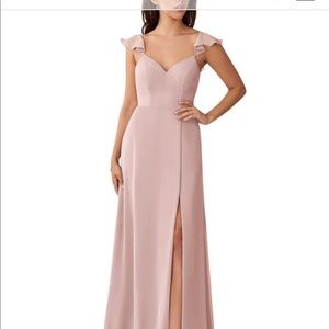 Azazie Everett dress In dusty rose size 4